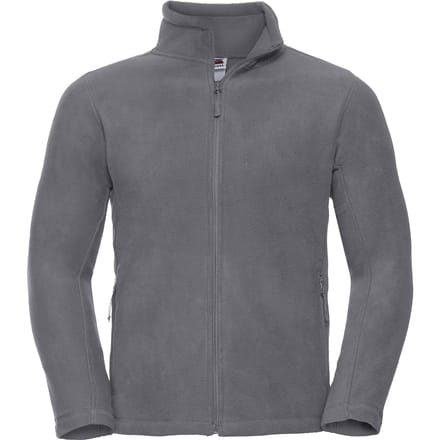 Russell Heren Full Zip Outdoor Fleece Jacket (Konvooi Grijs)