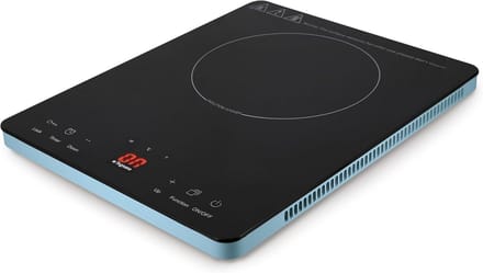 Compacte enkele inductiekookplaat 200-2000W met timer en soft-touch bediening