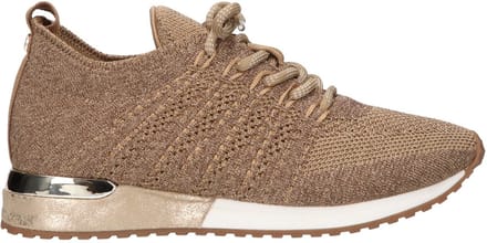 La Strada Sneaker Goud Knitted - Damesschoenen - Maat - 36
