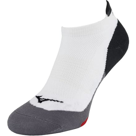 Mizuno Race Laag Heren Wit/Grijs Hardloopsokken