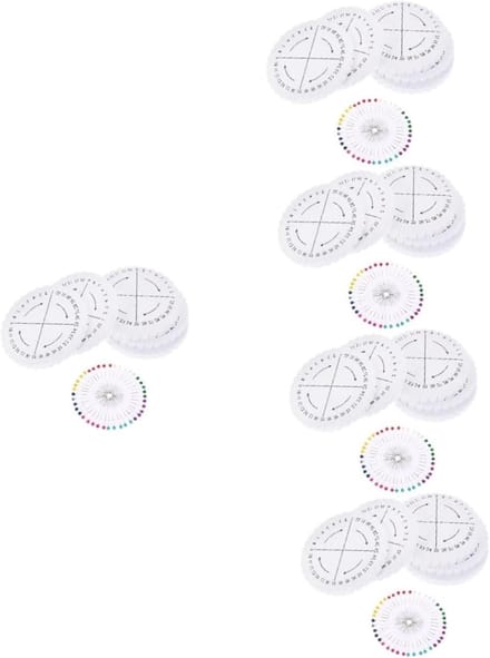 Vlechtplank Sets - Armband Maker - Sieraden Maken - Inclusief Positioneringspinnen - 5 Stuks 10.3cm - Wit