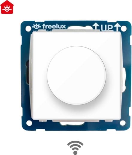 Freelux Draaiknop | LUMINOUS® bediening | draadloos | BAT-BLE | 9010/9016