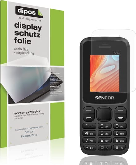 dipos – 4x Matte Beschermfolie geschikt voor Sencor Element P013 | Krasbestendige & antireflecterende Screenprotector Ultra-Thin