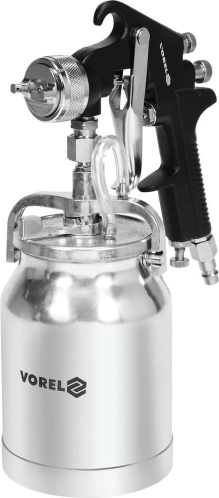 VOREL-Spuitpistool-met-vloeistofbeker-HVLP-1000-ml
