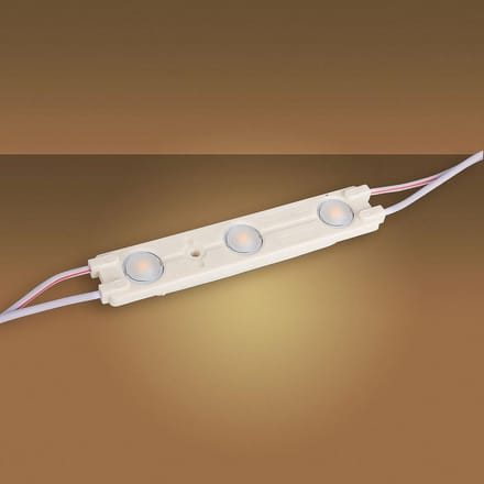 LED Strip Modules - LED Banden - Reclameverlichting - IP65 Waterbestendig - 20x 3 LED - Geel