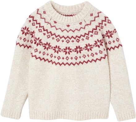 Envie de fraise Jacquard trui gemengd kerst capsule familie