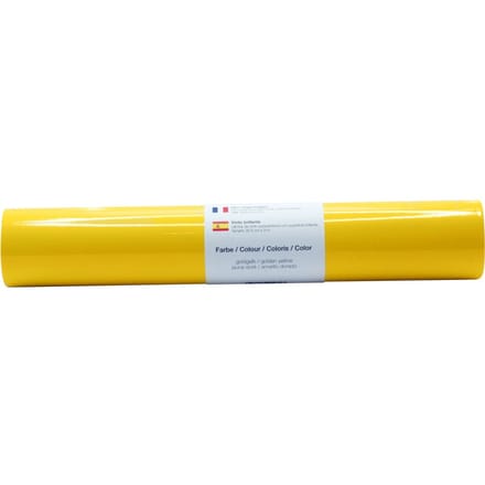Zelfklevende vinyl folie glanzend - Goudgeel