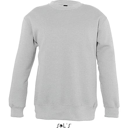 SOL'S Kids´ Sweatshirt New Supreme L311K - Grey Melange - 12 years (142/152)