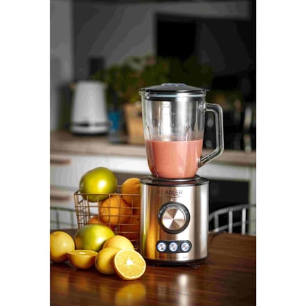 Bekerblender van 1700 W, inhoud 1,5 liter, glas, 3 programma's, ijsbreker, smoothie, BPA-vrij.