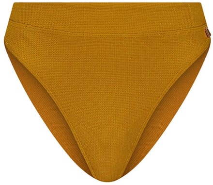 Beachlife brazilian bikinibroekje met textuur oker
