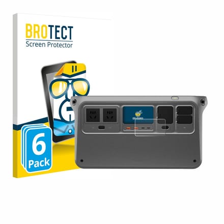 BROTECT - Screenprotector voor DJI Power 1000 V2 - Folie Beschermfolie transparant 6 Stuks