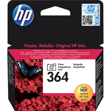 HP Inktcartridge 364 (CB317EE) Foto-zwart