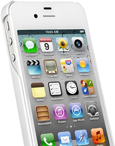 Moshi, Hoesje geschikt voor iPhone 4/4S - iGlaze, Wit