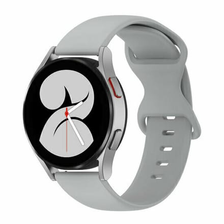 By Qubix - Solid color sportband - Grijs - Geschikt voor Xiaomi Redmi Watch 5 Active / Redmi Watch 5 Lite