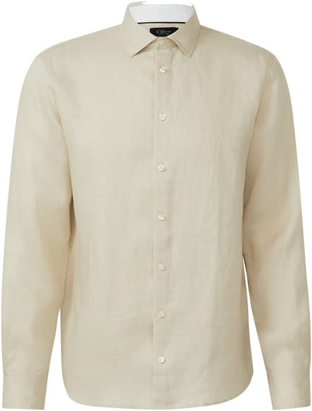 s.Oliver  Shirts Beige Größe: 43 | Casual hemden Outlet | Herren | Braun