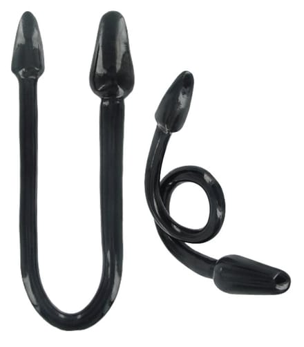 Master Series - Ravens Tail dubbele anaal plug zwart