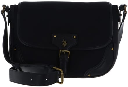U.S. POLO ASSN. schoudertas Monroe Flap Bag Black zwart