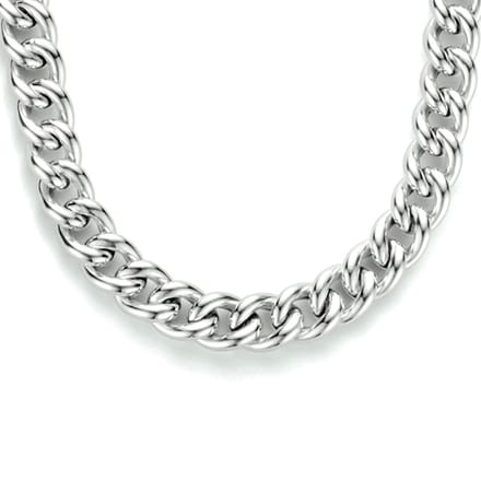 Collier gourmette 5,8 mm 45 cm met groot veerslot