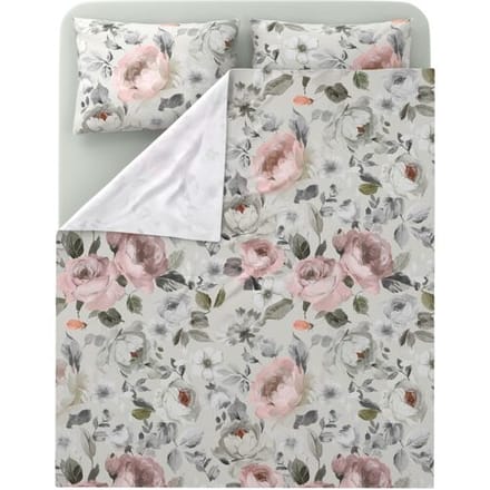 LIVARNO Renforcé beddengoedset 240 x 220 cm (wit/beige/groen)