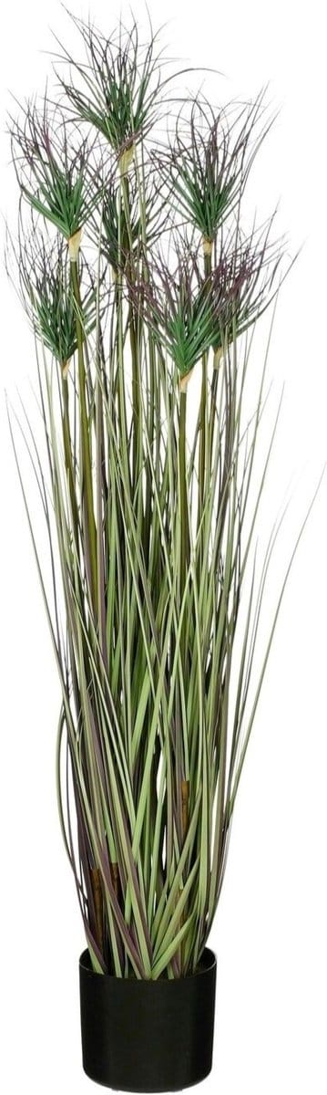 Mica Decorations Kunstplant Cat Gras - 30x30x115 cm - PVC - Paars