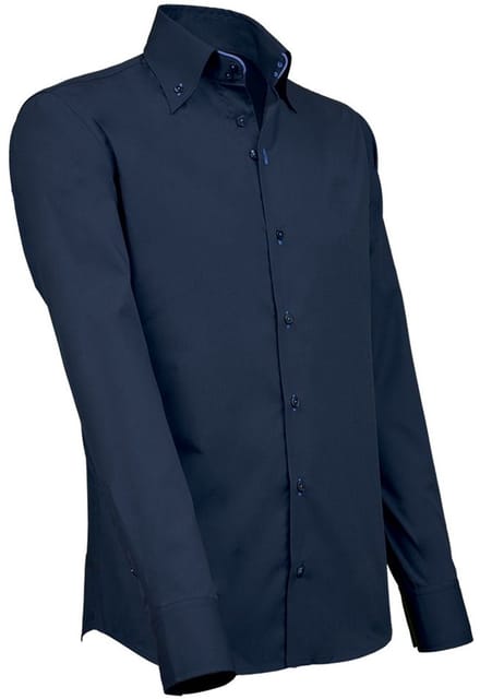 Giovanni Capraro 917-36 Heren Shirt 55/45% Katoen/Polyester overhemd | S