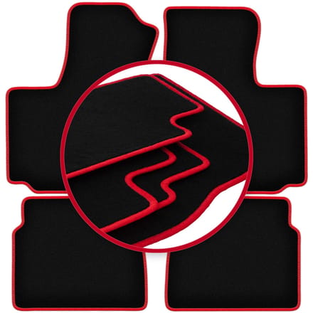 CARLUX-RED automatten voor: FIAt Doblo I combivan (2000-2009)