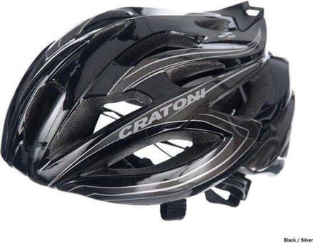 Cratoni Fietshelm C-Bolt - Zwart/zilver - M/L (56-59cm)
