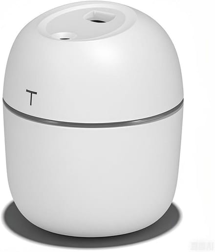 Luchtbevochtiger Mini - Aroma Verdamper - Thuis Kantoor - Stille Werking - 220ml Capaciteit - Wit