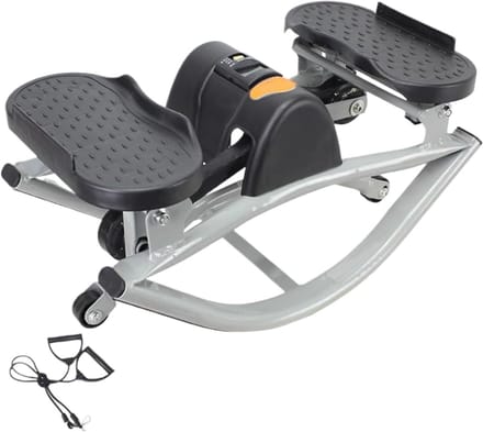 Workout Machine - Fitness Stepper - Thuis Trainen - Lage Schok - Compact Ontwerp - Zwart