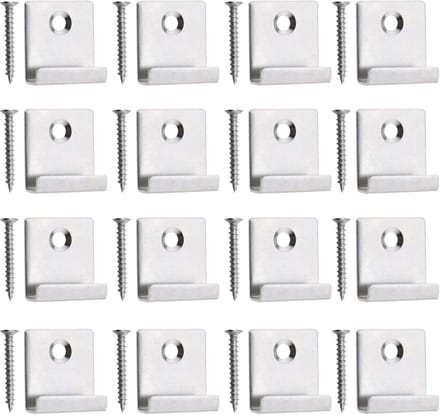Terrasplank Bevestigers - Deck Clips - DIY Projecten - Verborgen Montage - 8mm Board - Roestvrij Staal