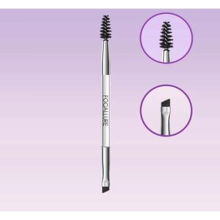 FOCALLURE - Duo Eyebrow Brush #Duo Eyebrow Brush - 1pcs
