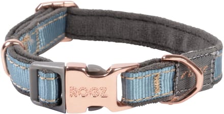 Rogz Urban Halsband Turquoise&Grijs&Rosé - Hondenhalsband - Xs