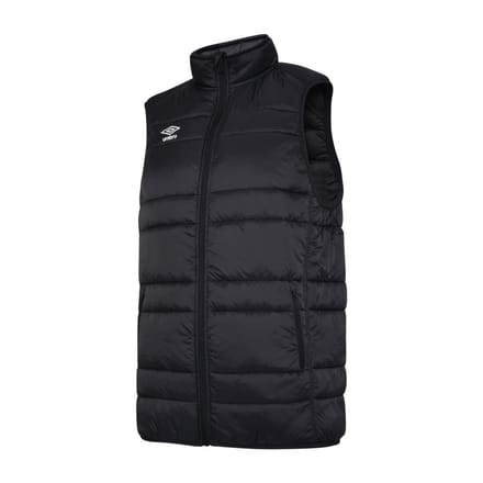 Umbro Heren Club Essential Gilet (Zwart/Wit)