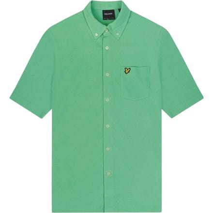 Lyle & Scott Piqué-overhemd voor heren (Groen)