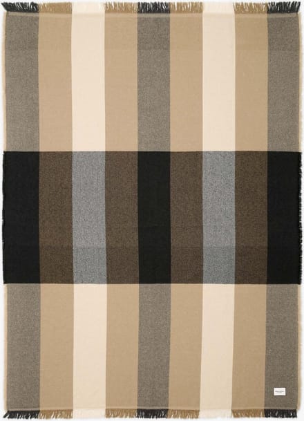 Marc O'Polo Eryk Plaid Zwart - 150x200 cm