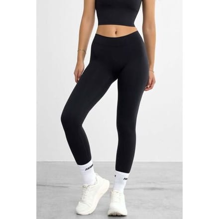 FAMME Mid Waist Softy Leggings Black M