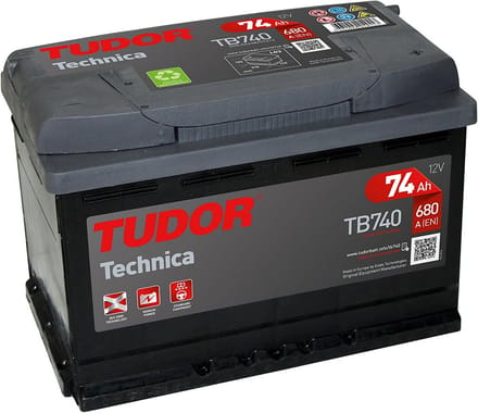 Auto Accu - Startaccu Voertuig - Motor Starten - Carbon Boost Technologie - 74 Ah - Zwart