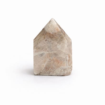 Gepolijste edelsteenpunten - Matrix met toermalijn (ongeveer 5-6 stuks)