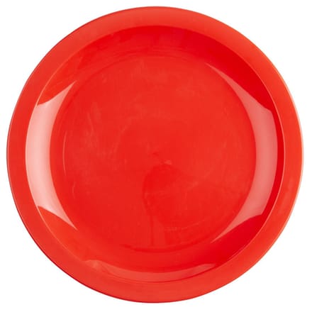Olympia Kristallon polypropyleen borden 23cm rood (12 stuks)