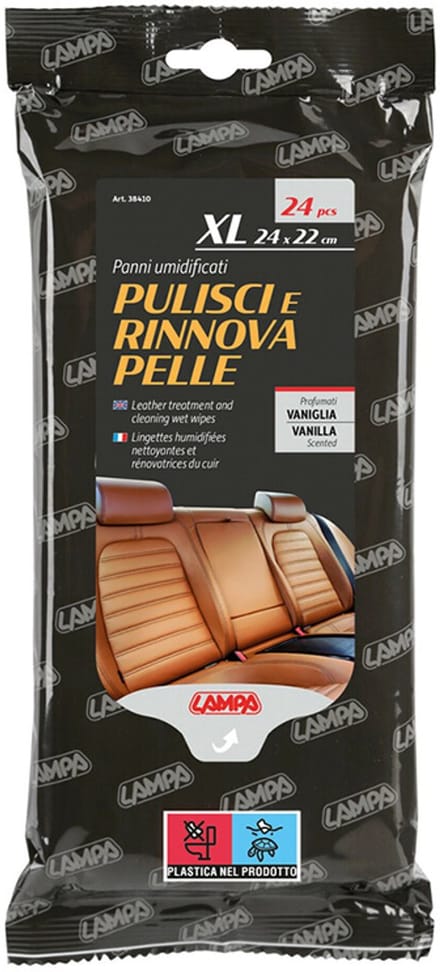 Wet wipes leer - 24 stuks