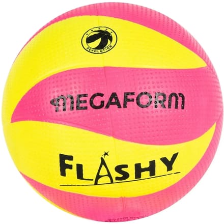 Megaform volleybal Flashy - zachte touch en waterdicht sportplezier.