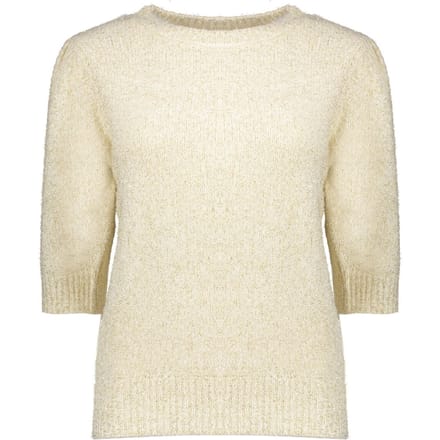 Geisha Pullover Lurex Off-white/gold Maat: M | Sweaters Outlet | Dames | Wit