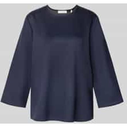 Regular fit sweatshirt met ronde hals en 3/4-mouw