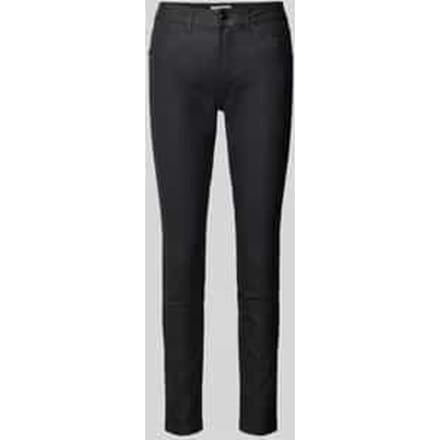 Tom Tailor - Coated TTLUCIE SKINNY jeans - Maat 28/32 - coated black denim