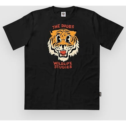 The Dudes Wildlife Studies Classic T-Shirt zwart
