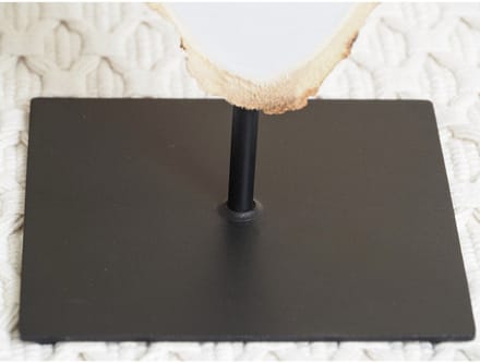 Metalen plat sokkel 12x12x13 cm - Artemio