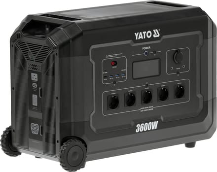 YATO 3600W Verrijdbare Powerstation (60000 mAh)