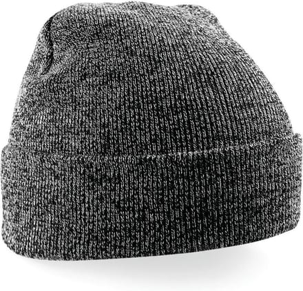 Gebreide muts polyester donkergrijs