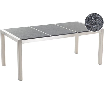 GROSSETO - Tuintafel - Grafietgrijs - 90 x 180 cm - Graniet