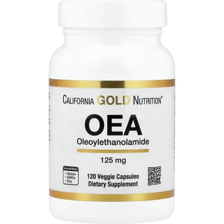 Oleoylethanolamide (Oea), 125 mg, 120 Veggie Capsules